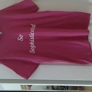 Women's tshirt "SO SOPHISTICATED" large